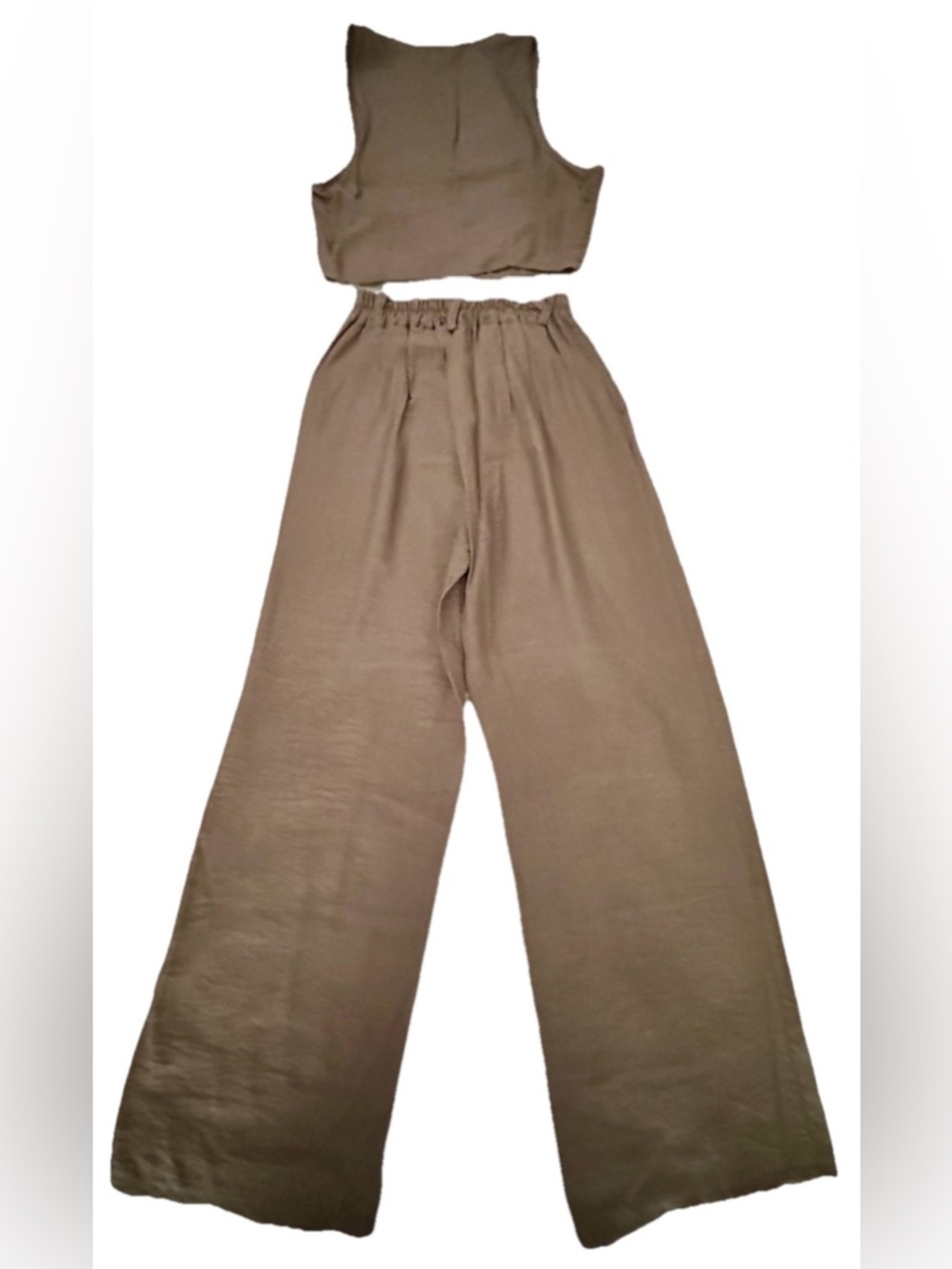 Made In Italy Linen-Blend Vest & Pant Set - Picture 2 of 5